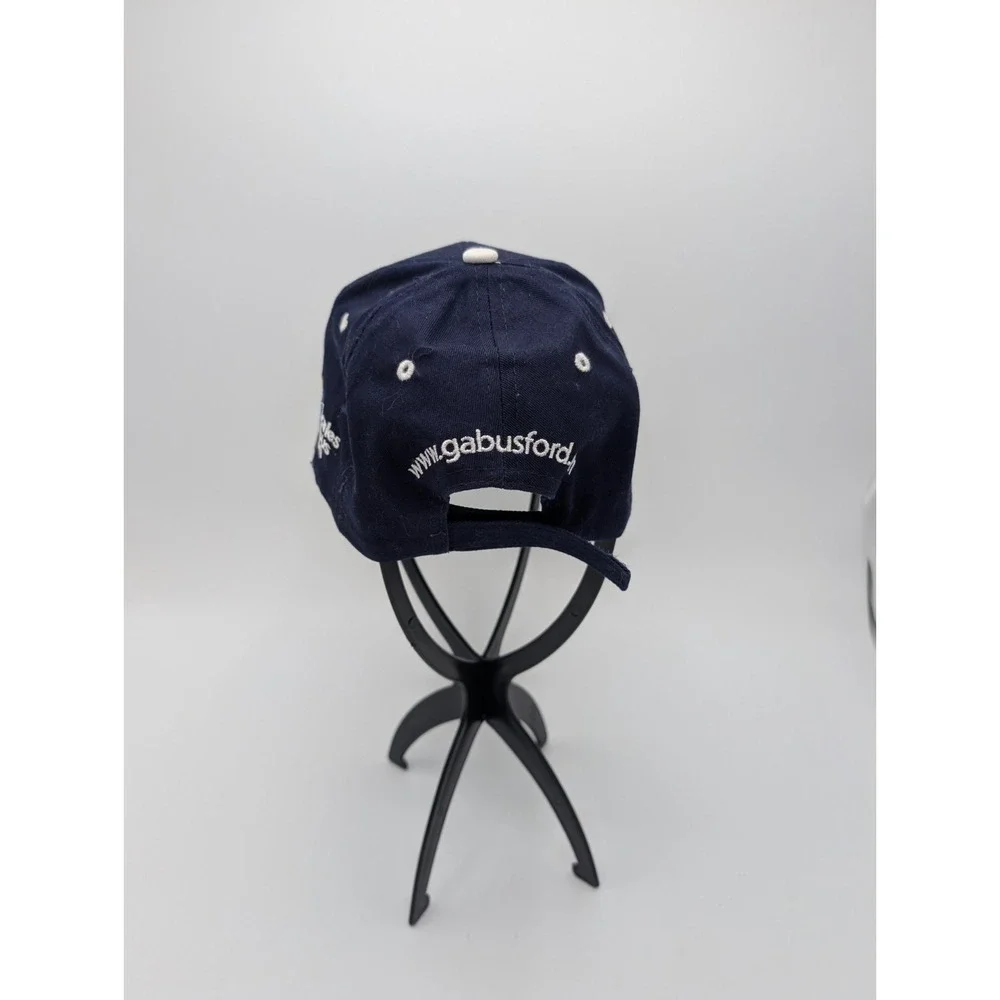 Ford Strapback Hat, Charles Gabus Ford Dealer, Navy Blue 100% Cotton Cap